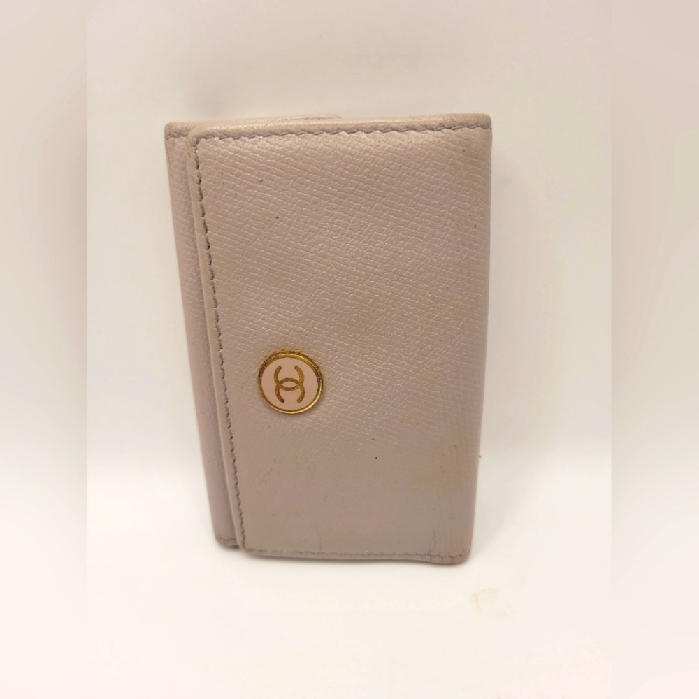 Chanel Leather 4 Key Holder